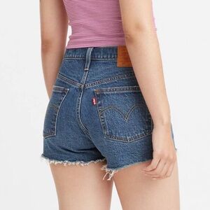 Levi’s 501 High Rise Shorts - Medium Wash